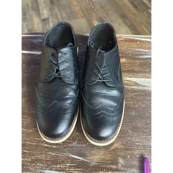 oliver mason Other - oliver mason  size 7m wing tip oxfords black with white optic sole  dress shoe